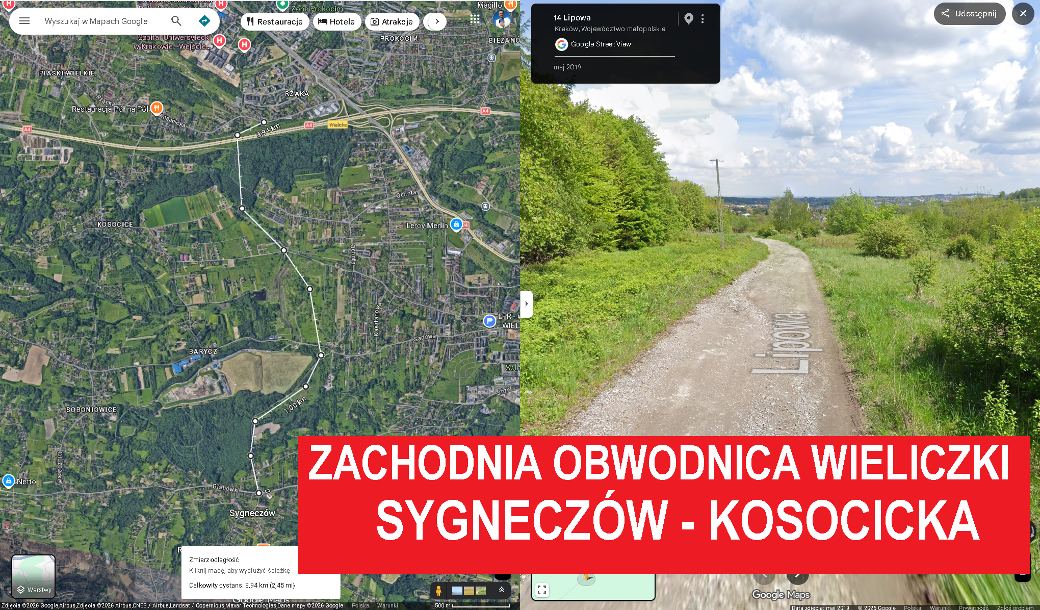 Instead of the S7 through Wieliczka – the Sygneczów-Kosocicka Western Bypass